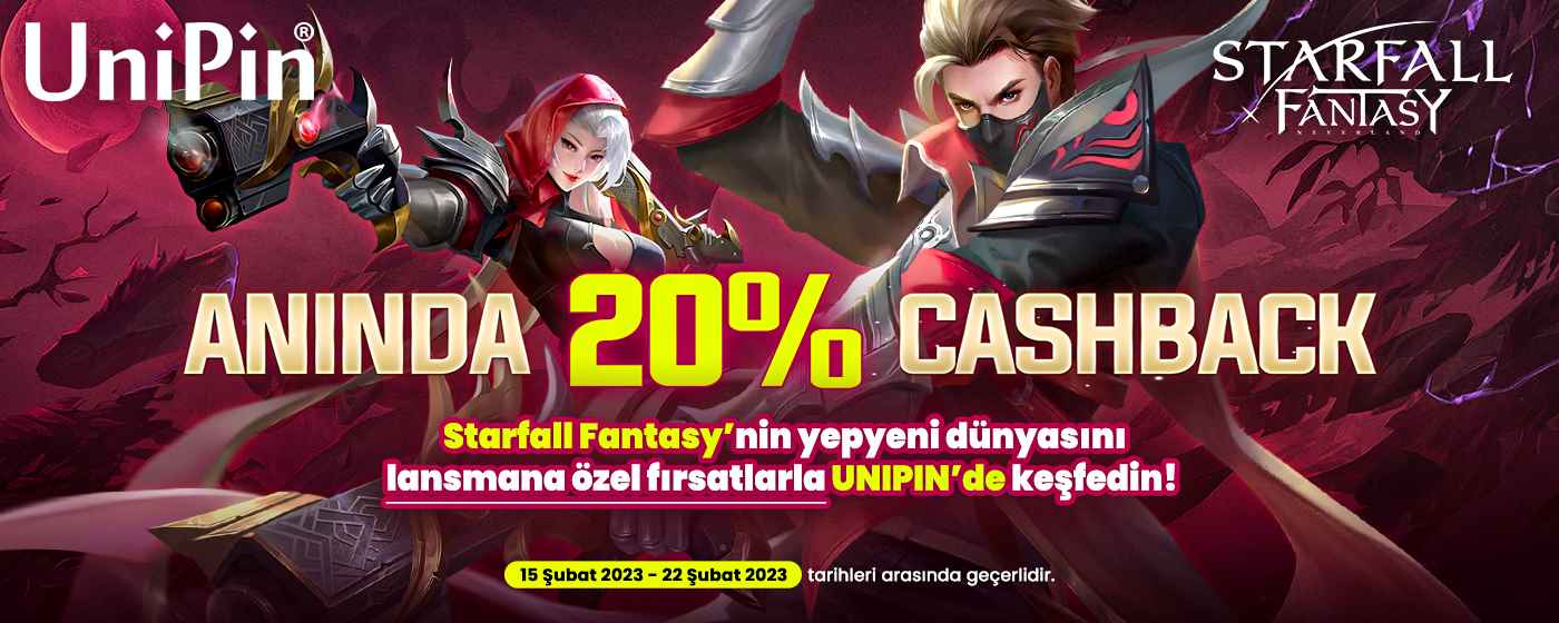 Starfall Fantasy: Neverland şimdi UniPin'de!